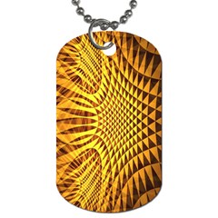 Patterned Wallpapers Dog Tag (two Sides) by Simbadda