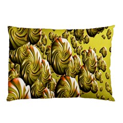 Melting Gold Drops Brighten Version Abstract Pattern Revised Edition Pillow Case by Simbadda