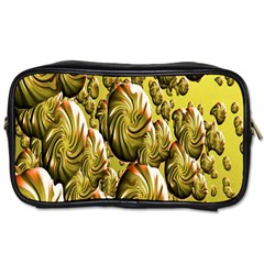 Melting Gold Drops Brighten Version Abstract Pattern Revised Edition Toiletries Bags 2-side by Simbadda