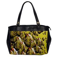 Melting Gold Drops Brighten Version Abstract Pattern Revised Edition Office Handbags by Simbadda