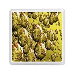 Melting Gold Drops Brighten Version Abstract Pattern Revised Edition Memory Card Reader (square)  by Simbadda