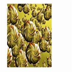 Melting Gold Drops Brighten Version Abstract Pattern Revised Edition Large Garden Flag (two Sides) by Simbadda