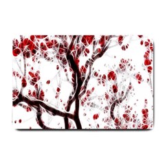 Tree Art Artistic Abstract Background Small Doormat  by Simbadda