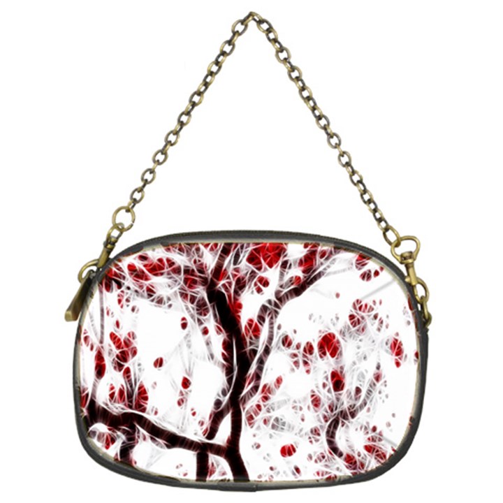 Tree Art Artistic Abstract Background Chain Purses (Two Sides) 