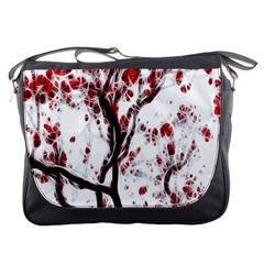 Tree Art Artistic Abstract Background Messenger Bags by Simbadda