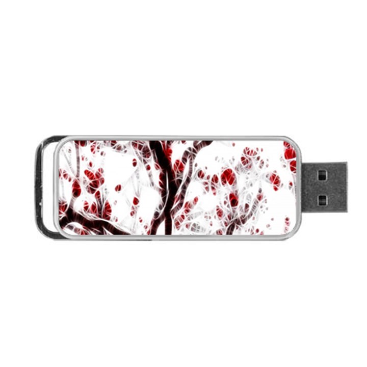 Tree Art Artistic Abstract Background Portable USB Flash (One Side)