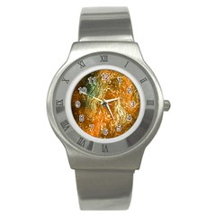 Light Effect Abstract Background Wallpaper Stainless Steel Watch by Simbadda