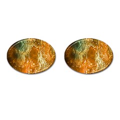 Light Effect Abstract Background Wallpaper Cufflinks (oval) by Simbadda