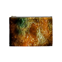 Light Effect Abstract Background Wallpaper Cosmetic Bag (medium)  by Simbadda