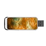 Light Effect Abstract Background Wallpaper Portable USB Flash (Two Sides) Front