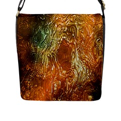 Light Effect Abstract Background Wallpaper Flap Messenger Bag (l)  by Simbadda