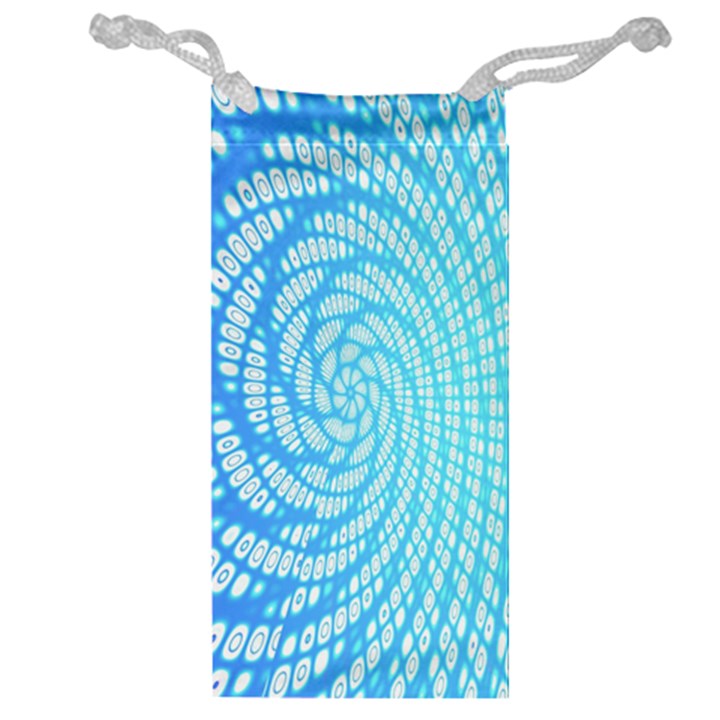 Abstract Pattern Neon Glow Background Jewelry Bag