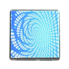 Abstract Pattern Neon Glow Background Memory Card Reader (square) by Simbadda