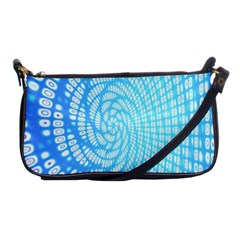 Abstract Pattern Neon Glow Background Shoulder Clutch Bags by Simbadda