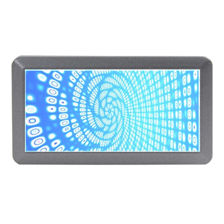 Abstract Pattern Neon Glow Background Memory Card Reader (Mini)