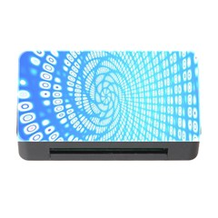 Abstract Pattern Neon Glow Background Memory Card Reader With Cf by Simbadda