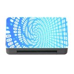 Abstract Pattern Neon Glow Background Memory Card Reader with CF Front