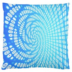 Abstract Pattern Neon Glow Background Large Cushion Case (one Side) by Simbadda