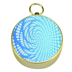 Abstract Pattern Neon Glow Background Gold Compasses by Simbadda