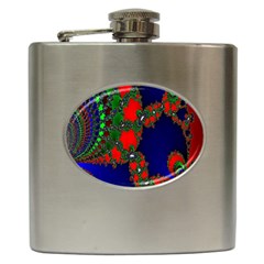 Recurring Circles In Shape Of Amphitheatre Hip Flask (6 Oz) by Simbadda