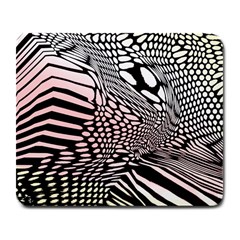 Abstract Fauna Pattern When Zebra And Giraffe Melt Together Large Mousepads by Simbadda