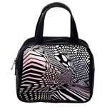 Abstract Fauna Pattern When Zebra And Giraffe Melt Together Classic Handbags (One Side) Front