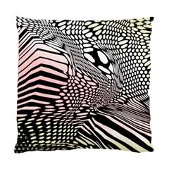 Abstract Fauna Pattern When Zebra And Giraffe Melt Together Standard Cushion Case (two Sides) by Simbadda