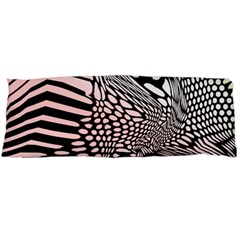 Abstract Fauna Pattern When Zebra And Giraffe Melt Together Body Pillow Case (dakimakura) by Simbadda