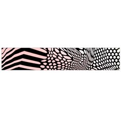 Abstract Fauna Pattern When Zebra And Giraffe Melt Together Flano Scarf (large) by Simbadda