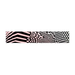 Abstract Fauna Pattern When Zebra And Giraffe Melt Together Flano Scarf (mini) by Simbadda