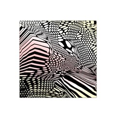 Abstract Fauna Pattern When Zebra And Giraffe Melt Together Satin Bandana Scarf by Simbadda