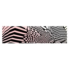 Abstract Fauna Pattern When Zebra And Giraffe Melt Together Satin Scarf (oblong) by Simbadda