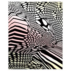 Abstract Fauna Pattern When Zebra And Giraffe Melt Together Drawstring Bag (small) by Simbadda