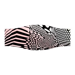 Abstract Fauna Pattern When Zebra And Giraffe Melt Together Stretchable Headband by Simbadda