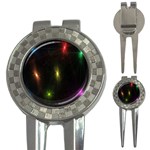 Star Lights Abstract Colourful Star Light Background 3-in-1 Golf Divots Front