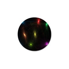 Star Lights Abstract Colourful Star Light Background Golf Ball Marker (10 Pack) by Simbadda