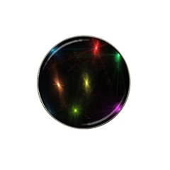 Star Lights Abstract Colourful Star Light Background Hat Clip Ball Marker (4 Pack) by Simbadda