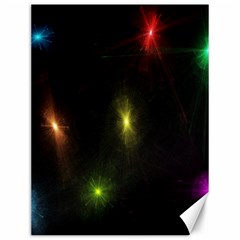 Star Lights Abstract Colourful Star Light Background Canvas 12  X 16   by Simbadda