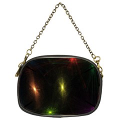 Star Lights Abstract Colourful Star Light Background Chain Purses (one Side)  by Simbadda