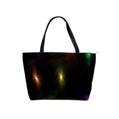 Star Lights Abstract Colourful Star Light Background Shoulder Handbags by Simbadda