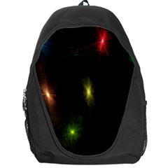 Star Lights Abstract Colourful Star Light Background Backpack Bag by Simbadda