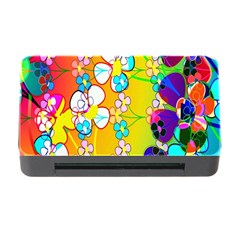 Abstract Flowers Design Memory Card Reader With Cf by Simbadda