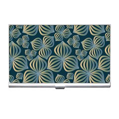 Gradient Flowers Abstract Background Business Card Holders by Simbadda