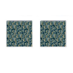 Gradient Flowers Abstract Background Cufflinks (square) by Simbadda