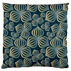 Gradient Flowers Abstract Background Large Cushion Case (one Side) by Simbadda