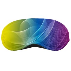 Colorful Guilloche Spiral Pattern Background Sleeping Masks by Simbadda