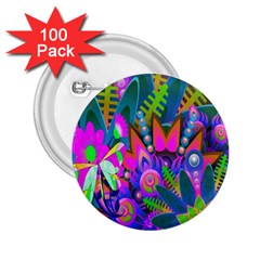 Wild Abstract Design 2 25  Buttons (100 Pack)  by Simbadda