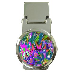 Wild Abstract Design Money Clip Watches by Simbadda