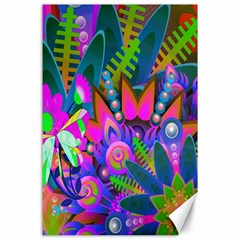 Wild Abstract Design Canvas 24  X 36  by Simbadda