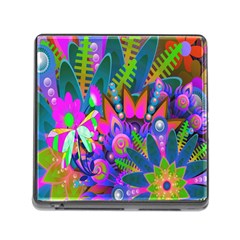 Wild Abstract Design Memory Card Reader (square) by Simbadda